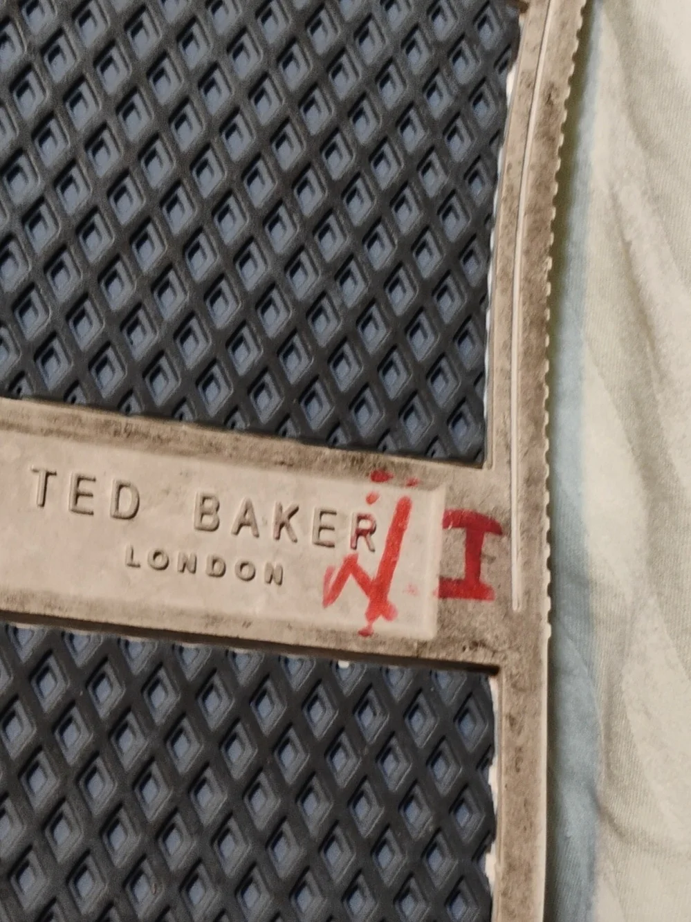 Ted Baker London Orange Knit Lace-Up Sneakers with Black Laces